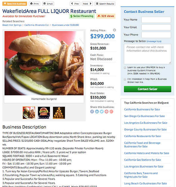 Sell Your Business Fast BizQuest The Original Business For Sale site