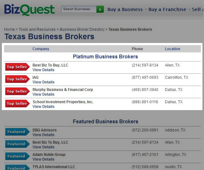 Buy a Business Sell a Business BizQuest The Original Business for