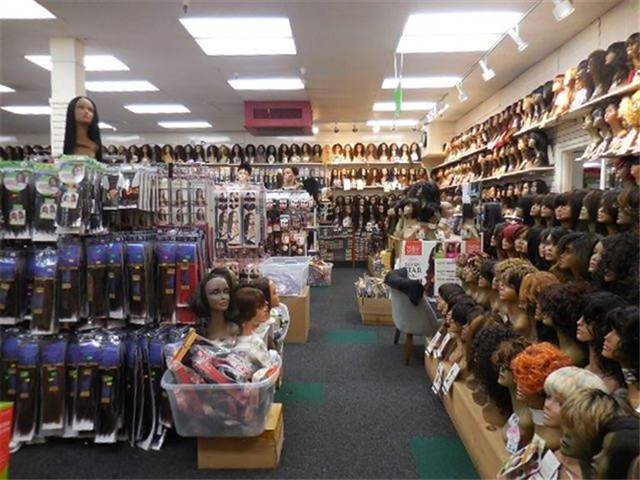 Sanitary black beauty supply retail store distributor