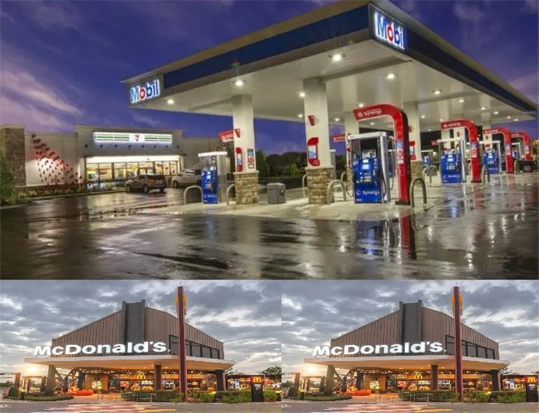 Gas Station With Mcdonald For Sale Washington County WI For Sale in Wisconsin