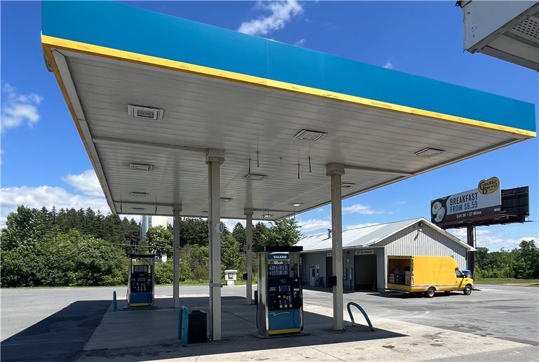Gas station directly across 81 exit with storage units & car wash For